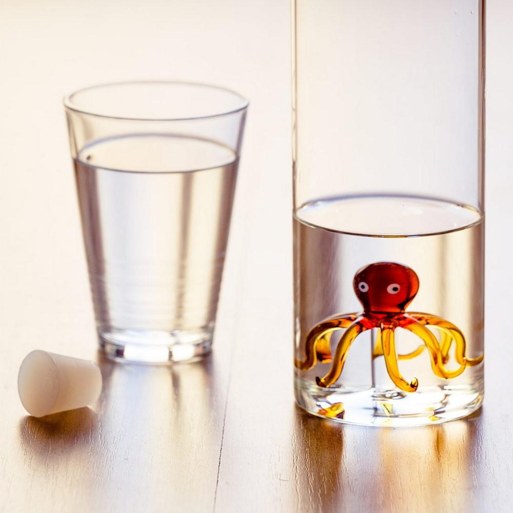 Gourde Balvi en verre borosilicaté Octopus L. 1,2 Balvi